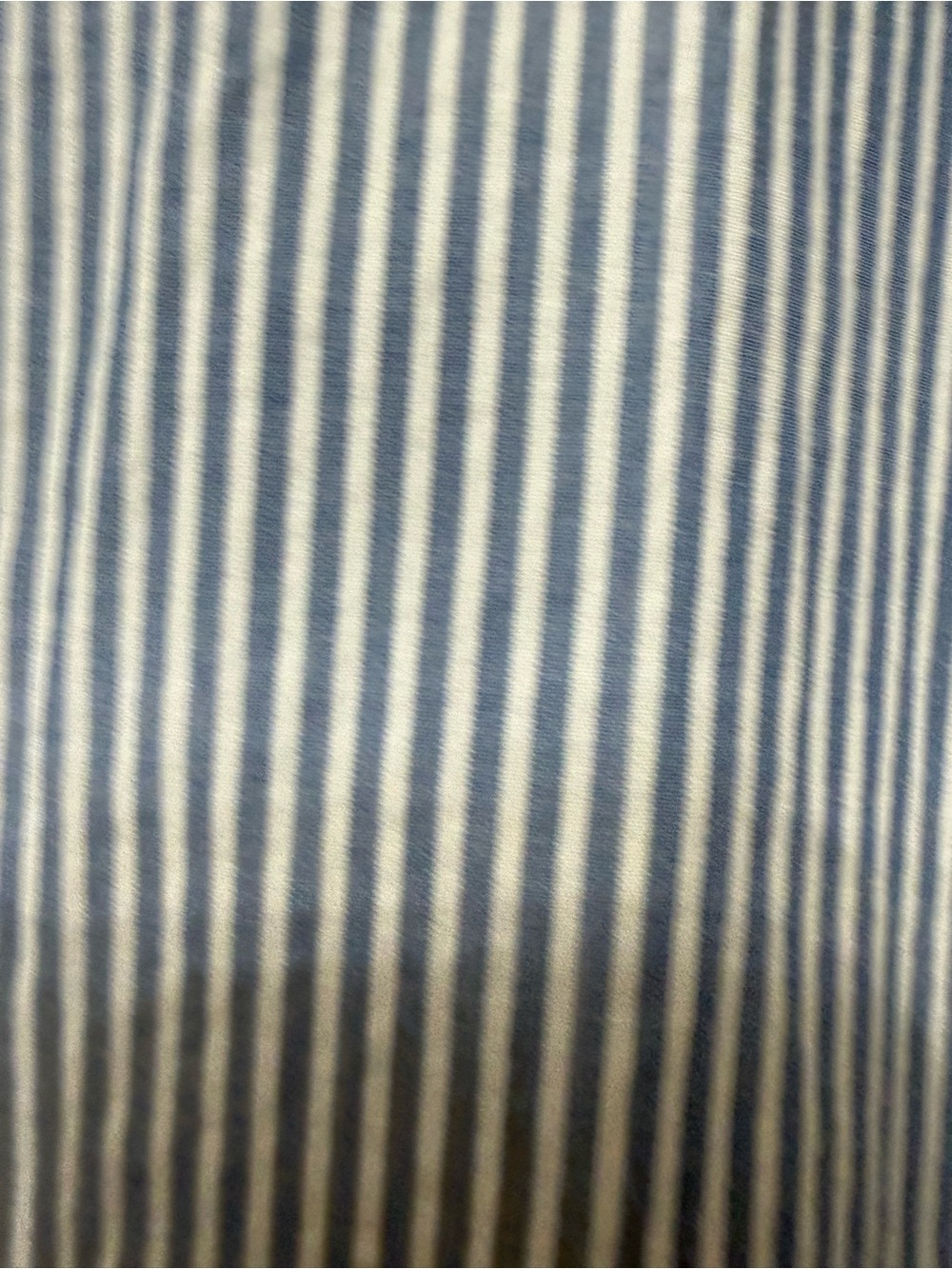 Quince M Organic Cotton Poplin Long Sleeve Oxford Shirt Blue Stripe Classic Eco - Picture 4 of 8